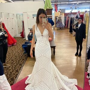 Elegant White Prom Dress